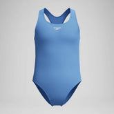 Girls Solid Racerback One Piece Blue
