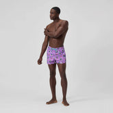 Men's Print Redondo Edge Volley Swim Trunks Pink