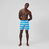 Men's Print Redondo Volley Swim Shorts Blue/White
