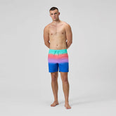 Men's Print Redondo Edge Volley Swim Shorts Multicolored