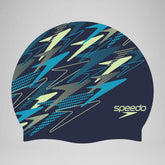 Adult Printed Silicone One Cap Teal/Blue