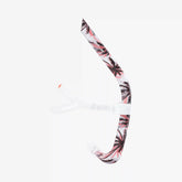 Adult Printed Bullet Head Snorkel Red/White