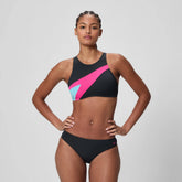 Women's Hyperboom Butterfly Back Two Piece Black/Pink