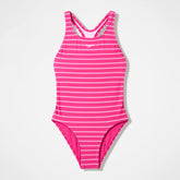 Girls Medalist Printed Swimsuit Pink