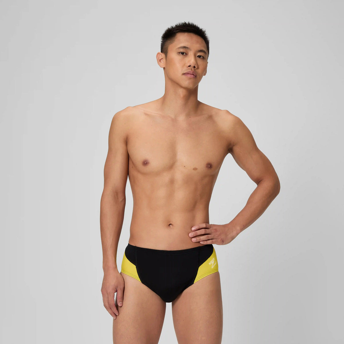 Men's Spark Splice Brief Yellow